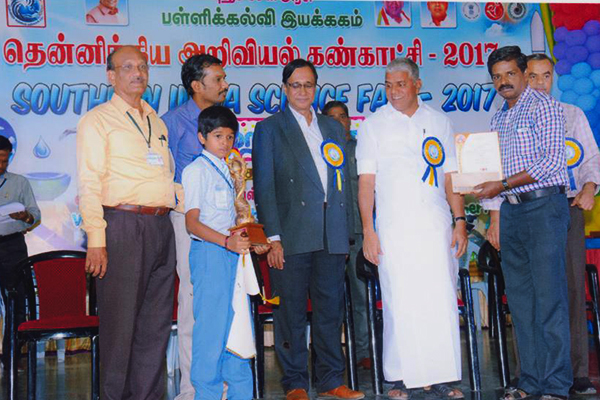 India Science Fair-2017 conducted at Puducherry from 04.01.2017 to 09.01.2017