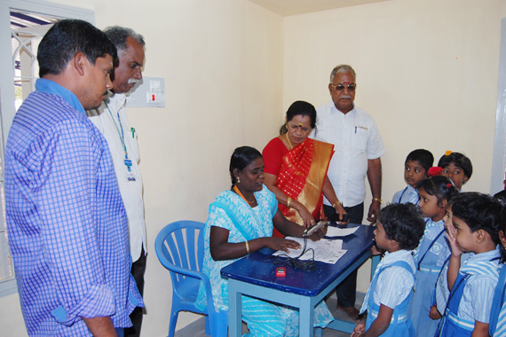AADHAAR CAMP for LKG & UKG (Below 5 years of age) students conducted at our school.