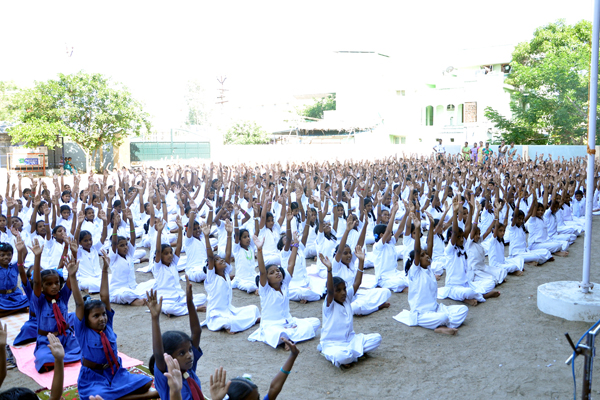 3rd International "YOGA DAY" Celebration conducted in our school on 21.06.2017