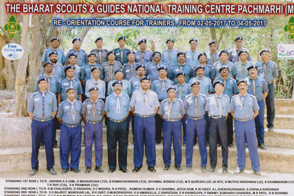 Re-orientation Course Conducted by THE BHARAT SCOUTS & GUIDES