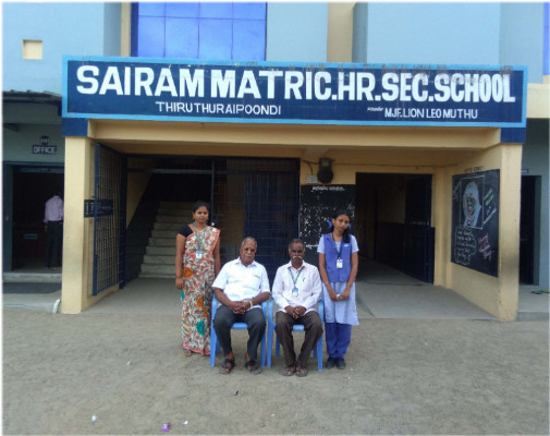 Our School Student M.Dhaatchayini, IX-B won District II Prize