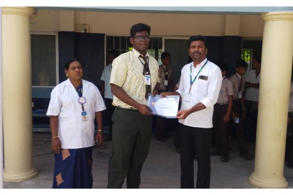 Our school student  A.Durai Raj –XI-B and  AAKASH H B have successfully completed National Space Innovation Challenge (NSIC)2023 which is conducted by Navars Edutech in partnership with AIM and ISRO.