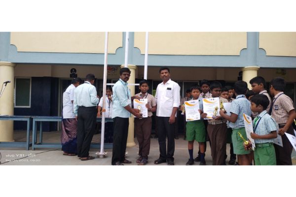 “Tamilnadu Savate Championship -2023”  at Thiruthuraipoondi on  3rd September in which our school students participated in various Events and won many places
