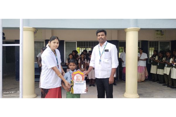 Students won various prizes in MEGA SILAMBAM COMPETITION -2023 conducted by Kalaipuyal Silambatta training school, Thanjavur