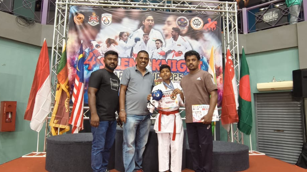 Kaviamuthan Ramesh for winning a Merit Certificate