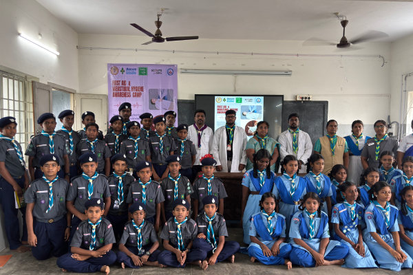 FIRST AID, Anemia and Menstural hygine awareness program